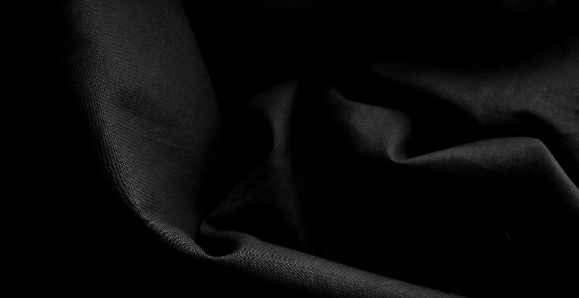 Black Fabric Close-Up